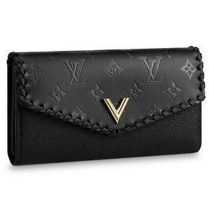 Louis Vuitton long wallet Portefeuille Very Noir Black